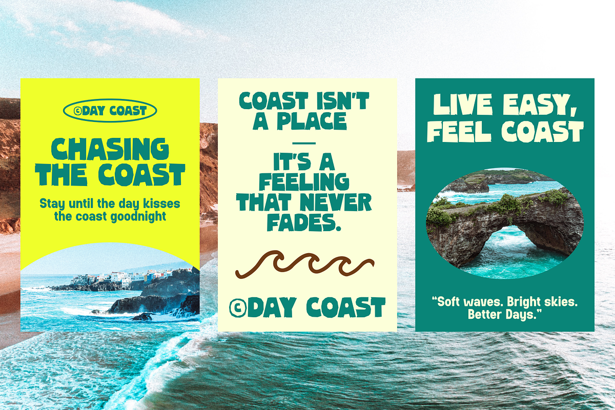 Day Coast - Display Grunge Font, a Font by Studio Moara (Photo 7 of 10)
