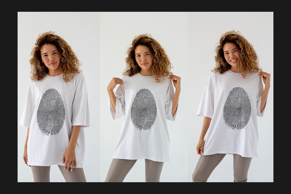 T-Shirt Mock-Up Set, a Shirt Mockup by Freeman Studio (Photo 8 of 18)