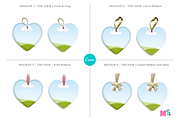 Heart Ceramic Ornament Canva Mockup, a Mockup by Mockup Scene (Thumbnail 4 of 18)