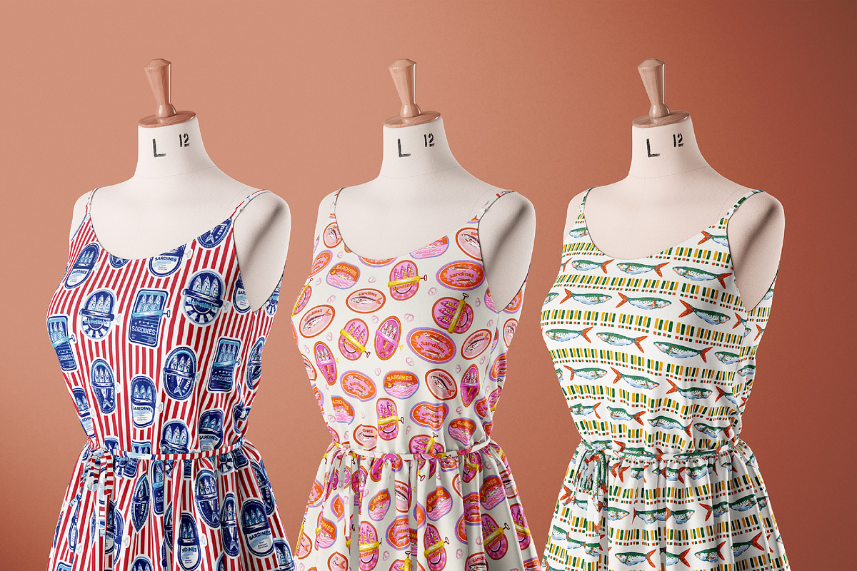 Sardine Social Club, a Pattern Graphic by MSNTY STUDIOX (Photo 20 of 30)