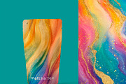 Abstract Backgrounds - Ink & Gold, a Background Graphic by ArtIrisArt (Thumbnail 3 of 5)