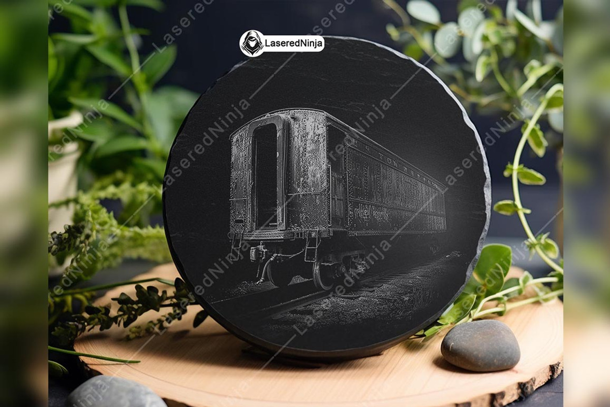 Eerie Train Car Halloween Railroad, a Background Graphic by LaseredNinja (Photo 6 of 7)