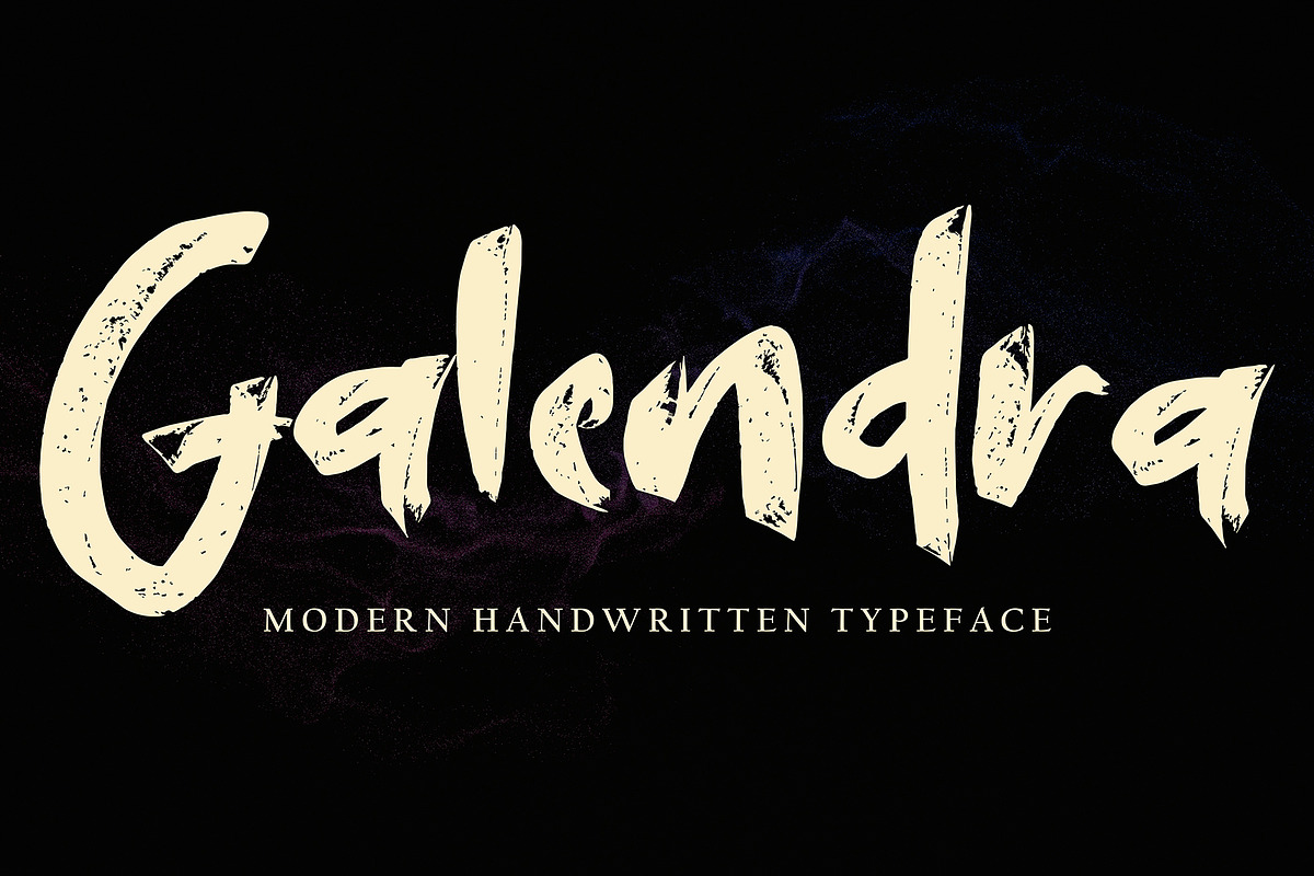 Galendra, a Script Font by pineungtype (Photo 1 of 8)
