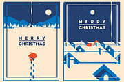 -50% 8 Christmas Posters & Cards, an Animal Illustration by Alexander Baidin (Thumbnail 2 of 6)