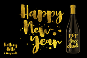 Lemon Shake, a heavy brush font, a Script Font by Rachel White Art (Thumbnail 12 of 14)