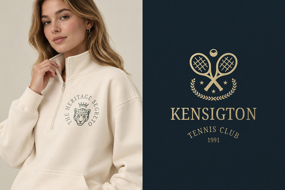 Old Money Vintage Logo Collection, a Branding & Logo Template by Vasya Kobelev (Photo 7 of 17)