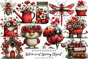 Whimsical Spring Clipart Bundle, a Seasonal Illustration by OK Design (Thumbnail 1 of 6)