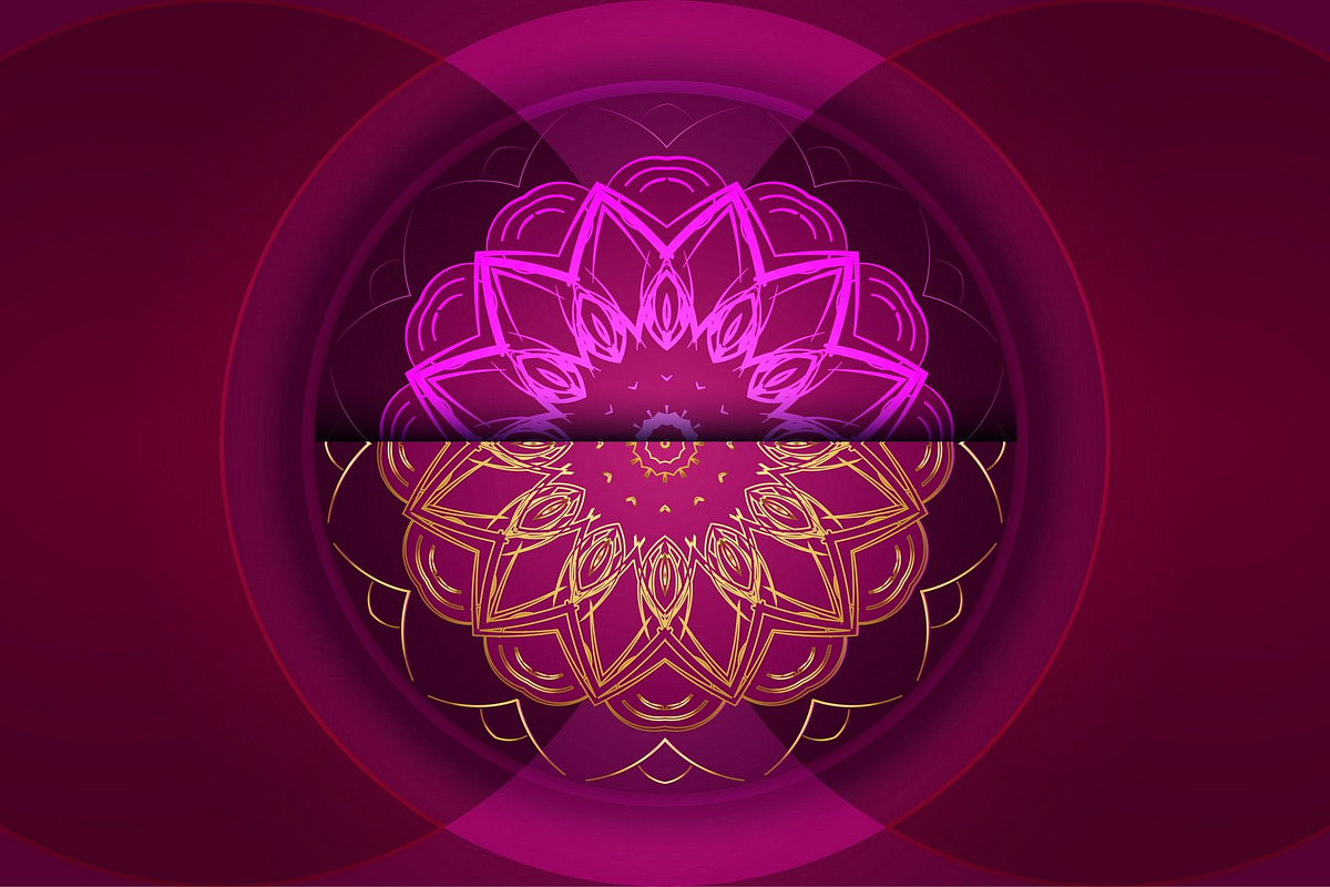 Mandala Vector Pattern Graphics Pack, a Background Graphic by NJ Himel (Photo 86 of 91)