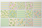 Botanical Summer seamless patterns, a Pattern Graphic by @olga.angelloz (Thumbnail 2 of 3)