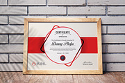 Landscape Certificate Template, a Stationery Template by ResumeDevisers (Thumbnail 4 of 6)