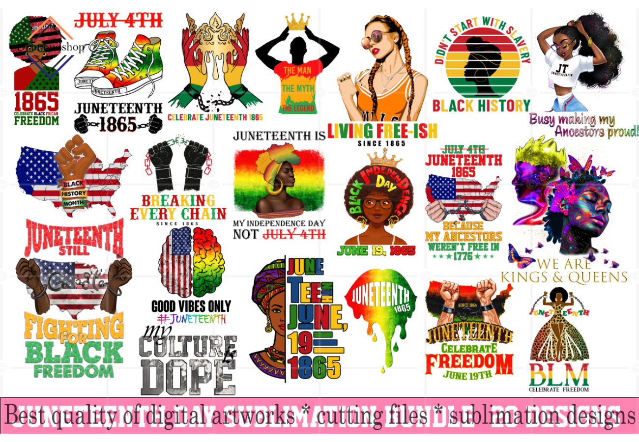 Juneteenth Day Bundle 20 Design Idea, a Graphic by DiamondShop