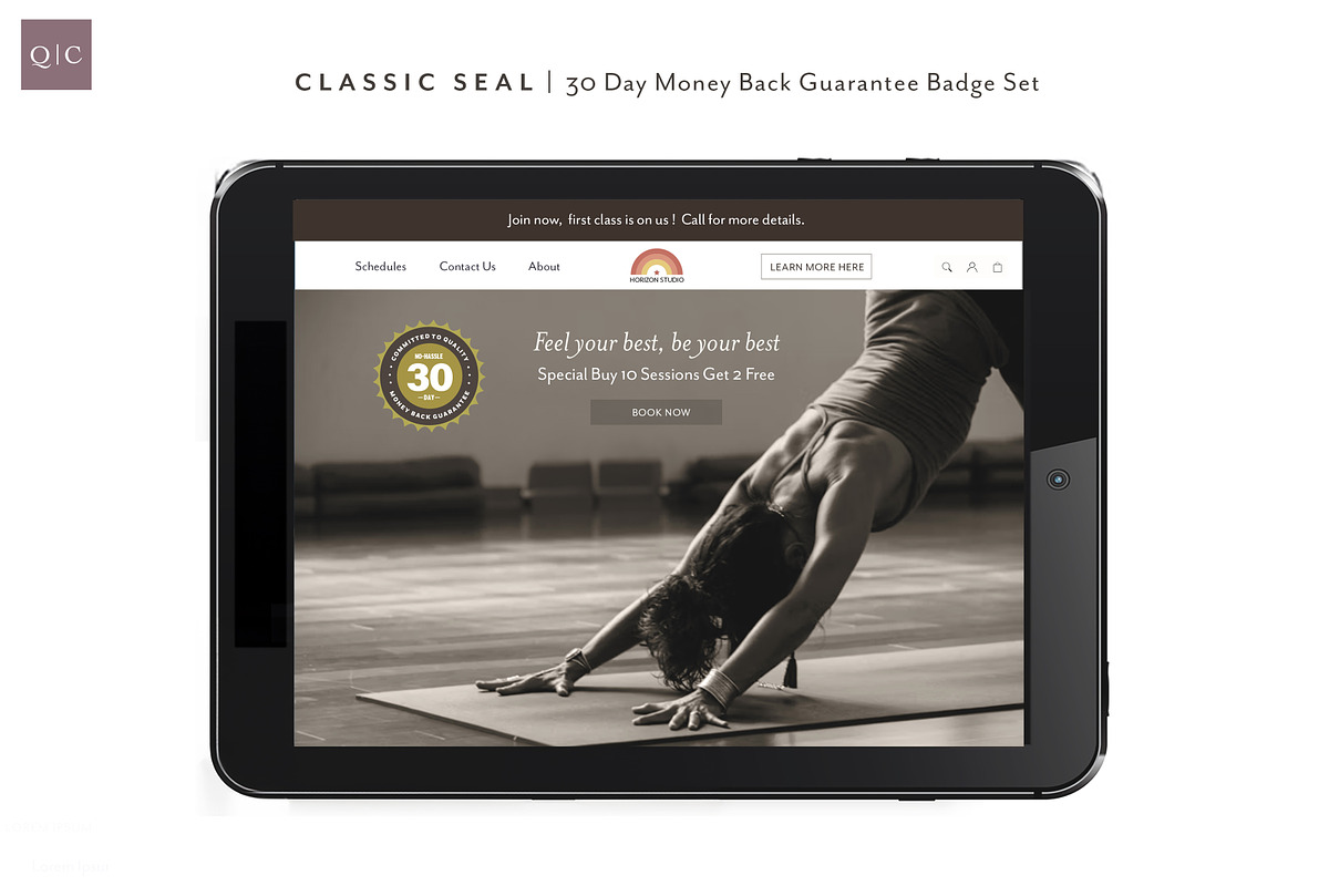 30 Day Money Back Guarantee Badge, an Object Graphic by Quietype Co. (Photo 4 of 4)
