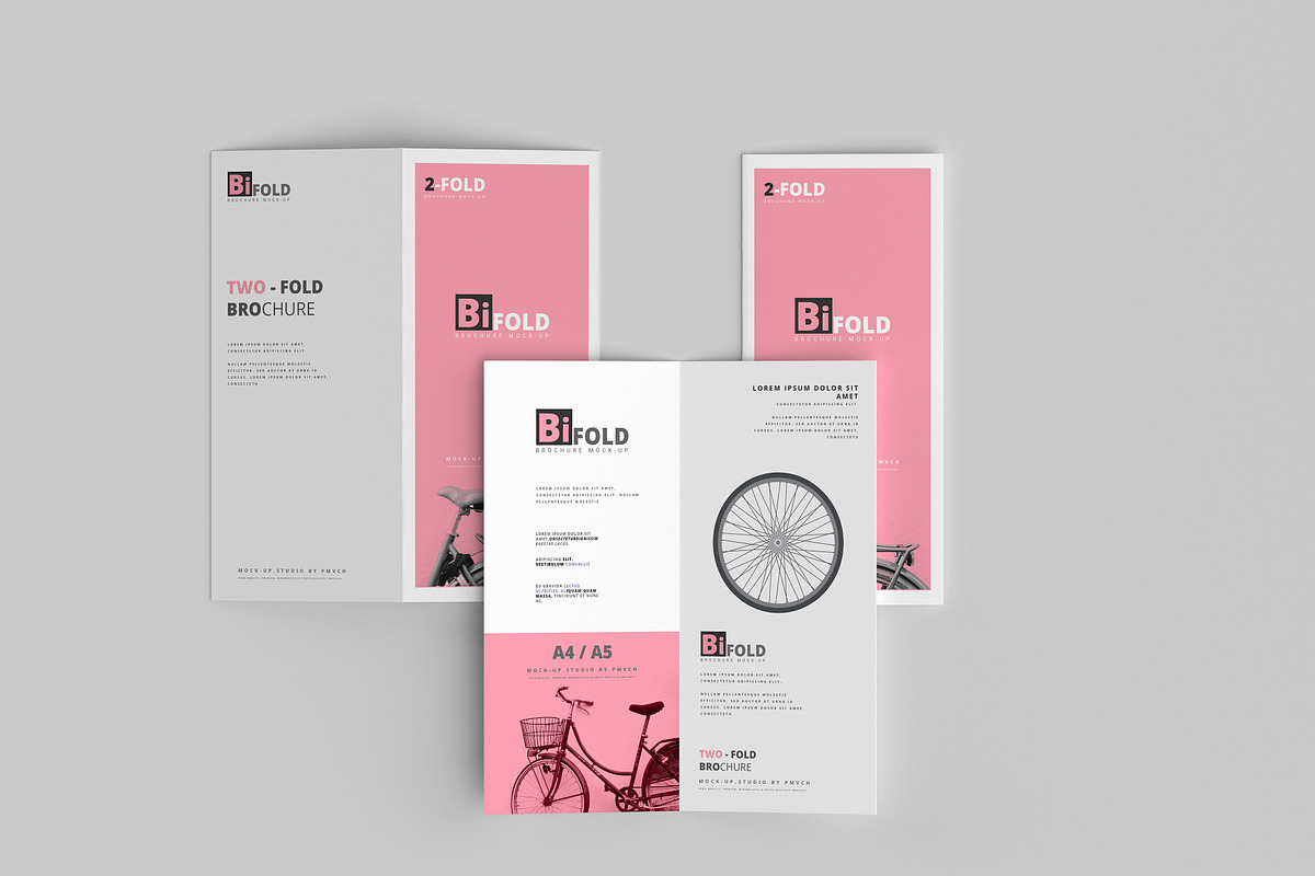 165 Brochure Mock-ups Big Bundle, a Print Template by pmvch (Photo 70 of 170)