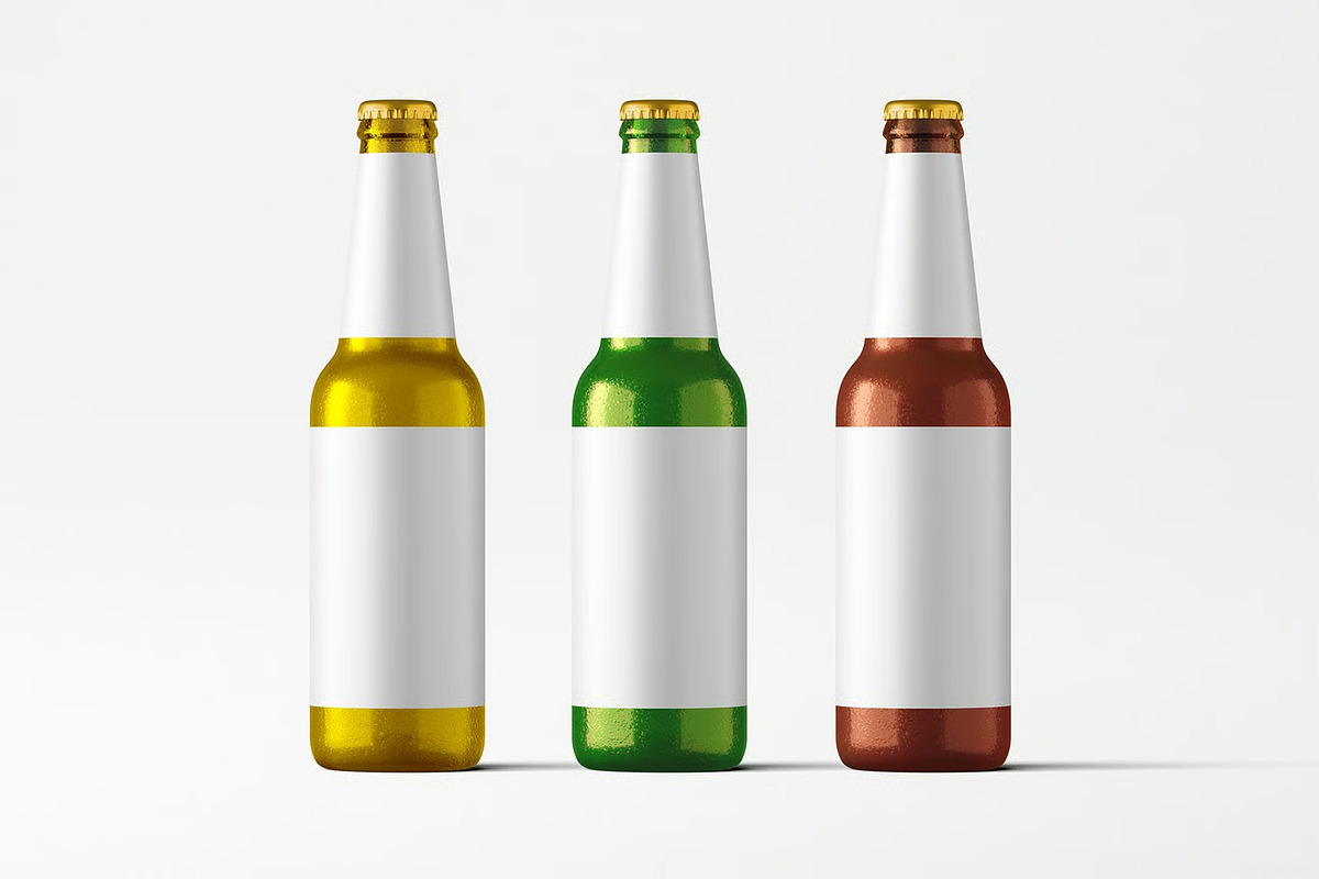 Green Beer Bottle Mockup, a Product Mockup by zpackcreative (Photo 2 of 6)