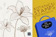 The Procreate Botanical Box, a Brush Add-On by Just Bia (Thumbnail 1 of 15)