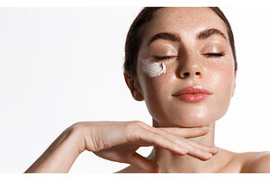 Young woman with eyes closed, a Beauty & Fashion Photo by ringsaroundme