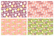 Happy Easter patterns elements cards, a Pattern Graphic by RevolutionizZed (Thumbnail 11 of 16)