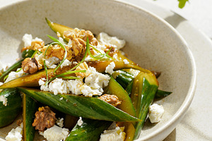 Spicy Salad with Goat Cheese, a Food & Drink Photo by Fascinadora