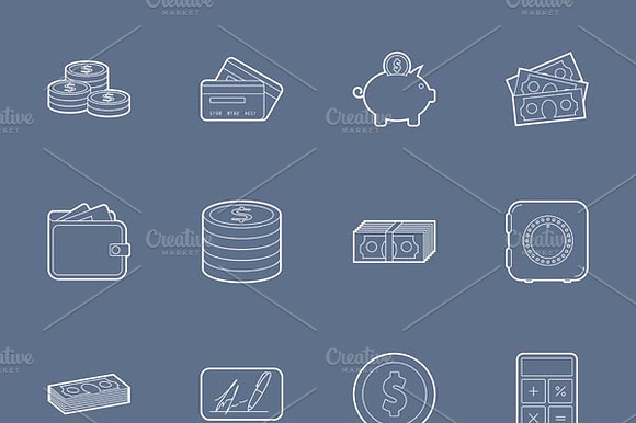 Money Icons Set