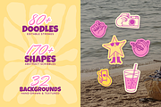Creator Girls Club, vector doodles, an Object Graphic by venimo (Thumbnail 2 of 11)