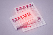 Newspaper Mock-up, an Advertising Mockup by zippypixelstudio (Thumbnail 7 of 14)