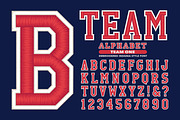 Embroidered Sports Vector Alphabet, an Object Graphic by Mysterylab Designs (Thumbnail 4 of 16)