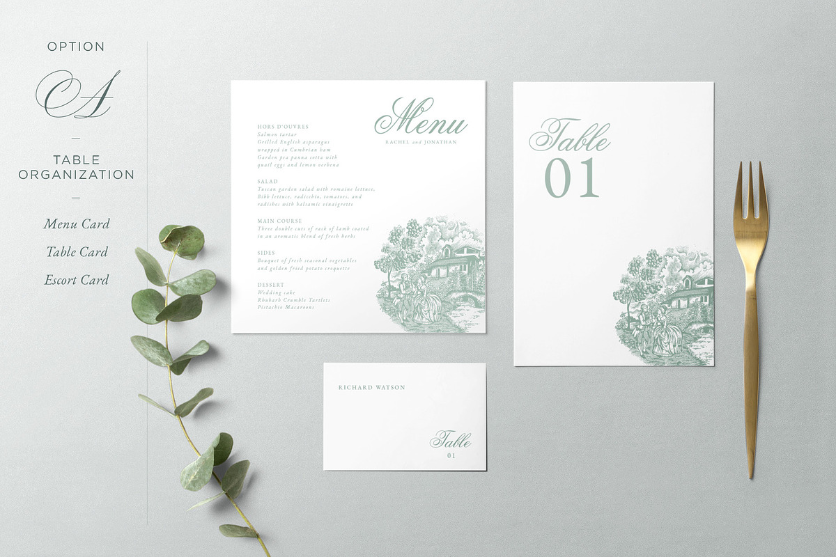 Roman épistolaire Wedding Suite, an Invitation Template by volume 1 visual design (Photo 4 of 28)