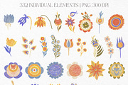 Folk Spring Illustrations, a Decorative Illustration by GVGraphics (Thumbnail 6 of 14)