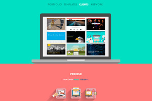 Flat Design Studio/Artist PSD