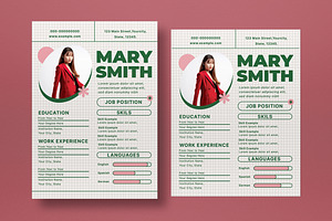 Green Minimalist Resume