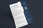 Editable CV for Sales Manager, a Resume Template by MotoCMS (Thumbnail 2 of 2)