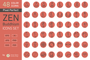 Zen Buddhism Icon Set, an Outline Icon by ÁRTICA (Thumbnail 4 of 4)