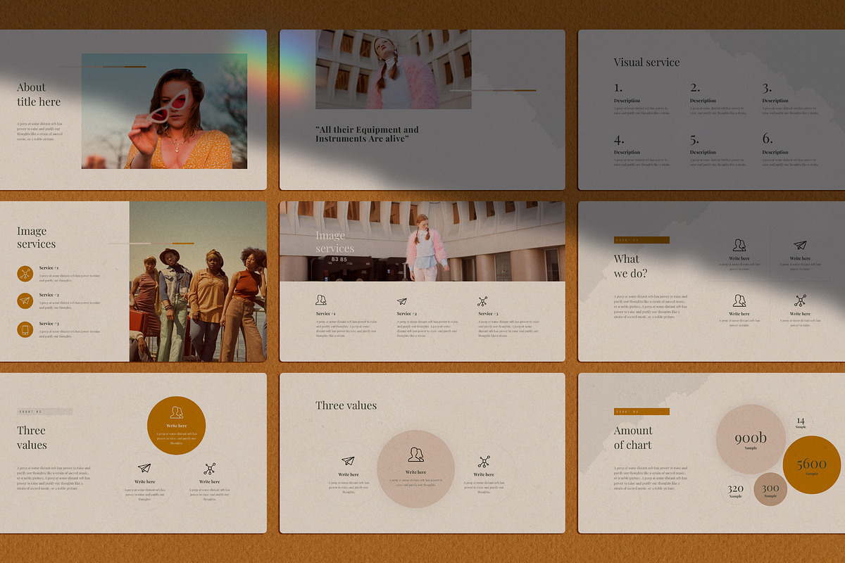 COLOR Google Slides Template, a Presentation Template by ShapeSlide (Photo 6 of 13)