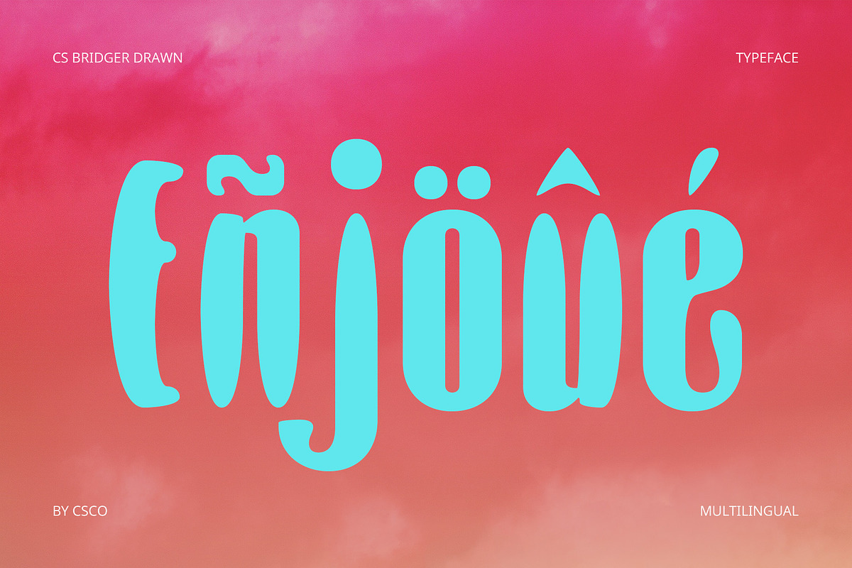 CS Bridger Drawn, a Sans Serif Font by Craft Supply Co. (Photo 4 of 8)
