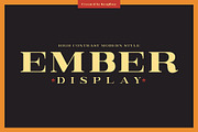 Ember, a Serif Font by kenjiboy (Thumbnail 1 of 7)