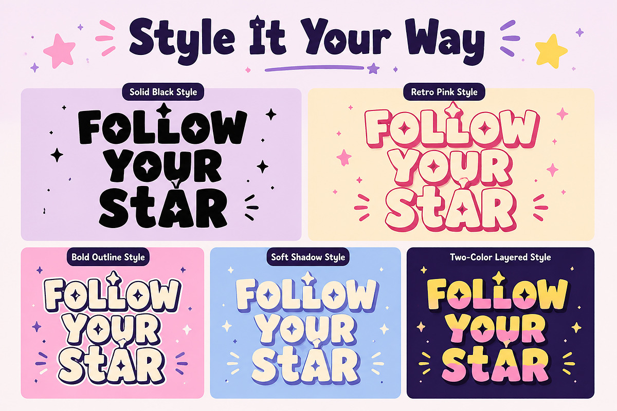 Starwish, a Script Font by Wow Magic (Photo 4 of 5)