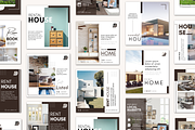 Minimalist Real Estate Bundle, a Social Media Template by Design Space (Thumbnail 2 of 6)