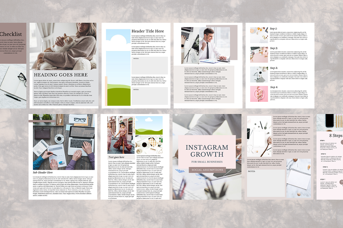 Lead Magnet eBook Template for Canva, a Magazine Template by Social Assumptions (Photo 6 of 6)