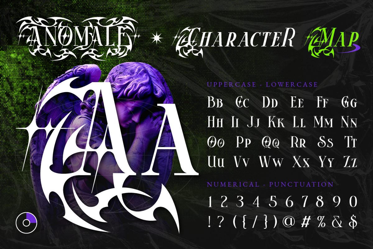 Anomale - Dark Tribal Font, a Blackletter Font by Artisan Themes (Photo 2 of 11)