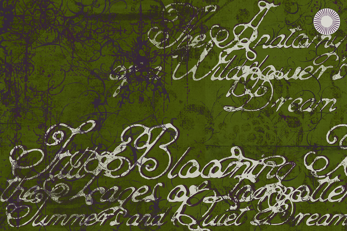 Wild Flower - Gothic Script, a Script Font by Setara Langit CreativeStd (Photo 8 of 15)