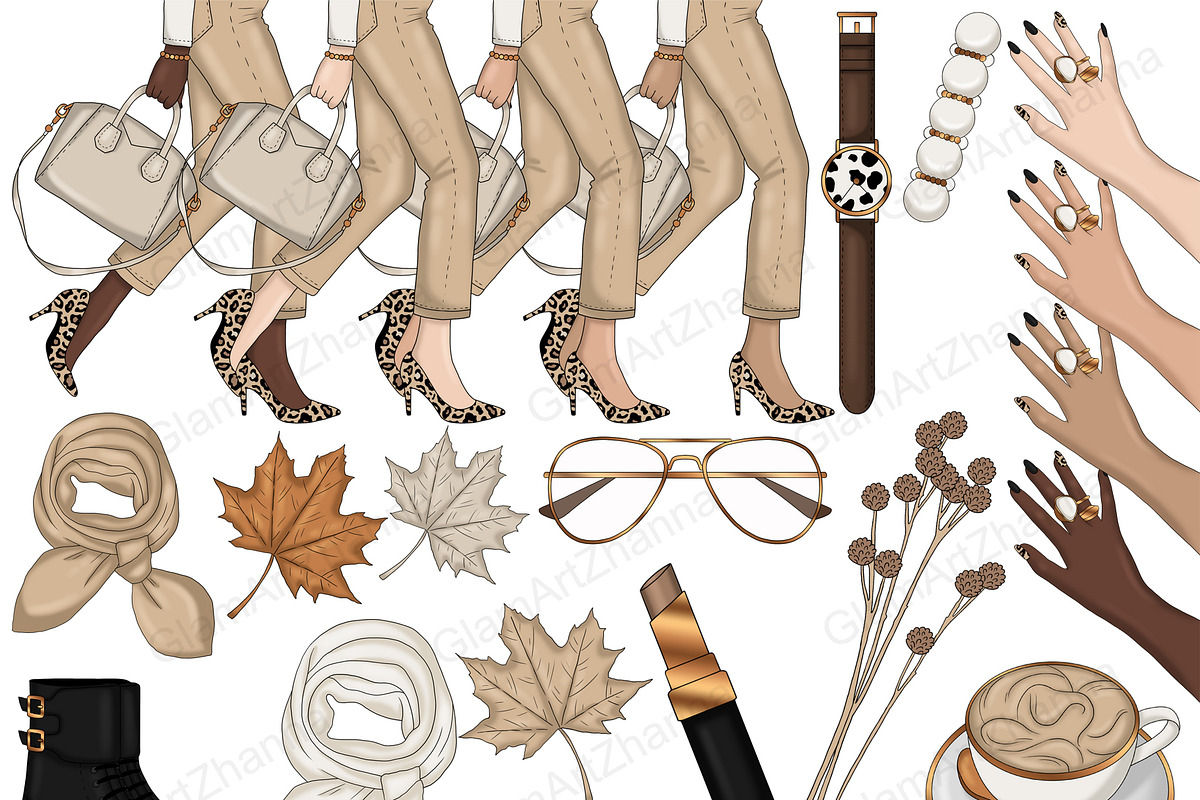 Trends Clipart, a Seasonal Illustration by GlamArtZhanna (Photo 4 of 4)
