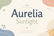 Aurelia Sunlight Font, a Sans Serif Font by Letterhanna Studio (Thumbnail 1 of 8)