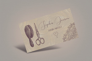 Hairdresser Business Card Design