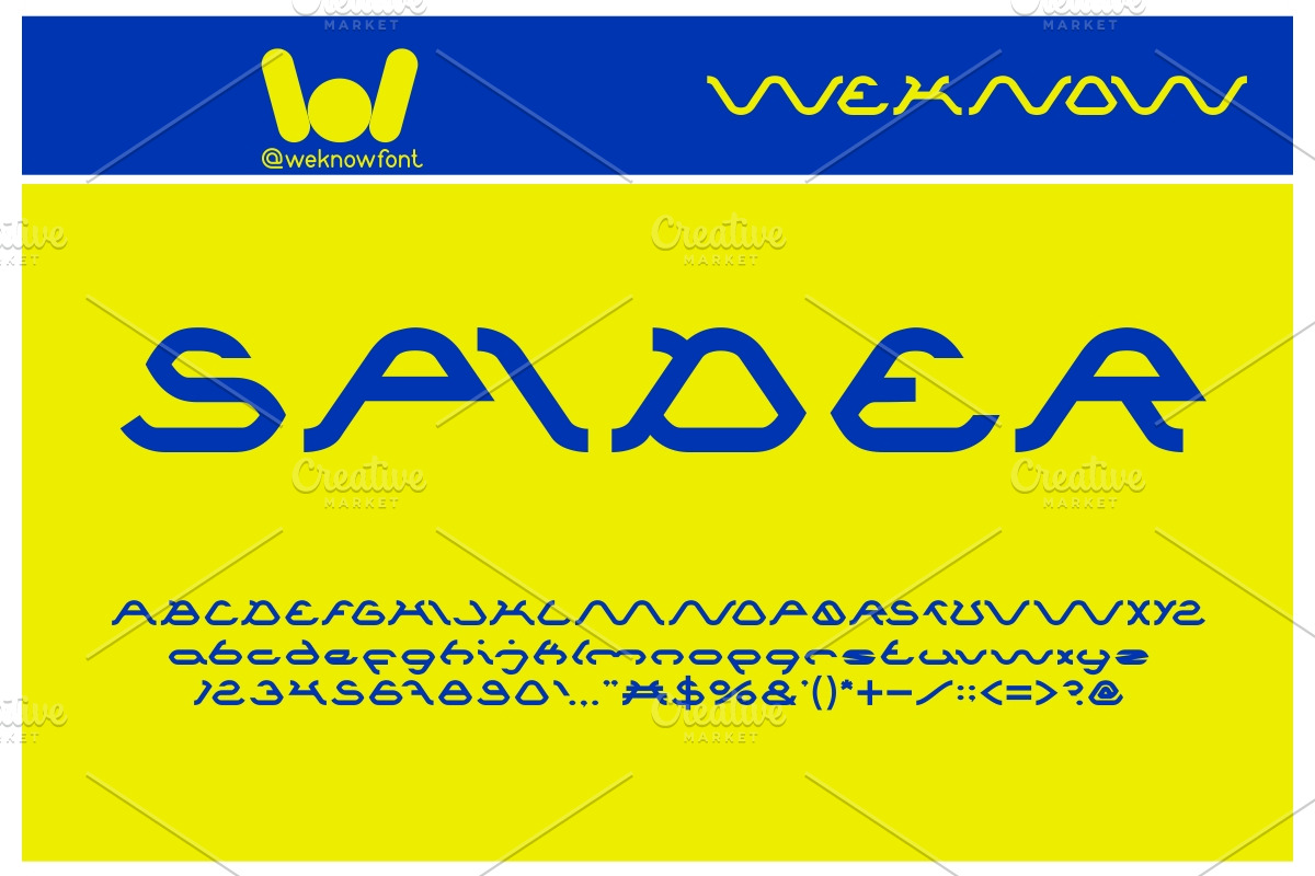 spider font, a Font by weknow (Photo 1 of 5)