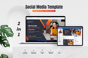 Facebook & web cover banner template, a Social Media Template by zahidhossainalif