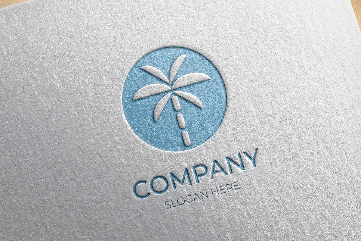 Tropical beach coconut tree logo, a Branding & Logo Template by Medianeka (Photo 3 of 3)