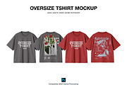 Oversized Boxy T-Shirt Mockup, a Shirt Mockup by Irhasalfahad (Thumbnail 3 of 3)
