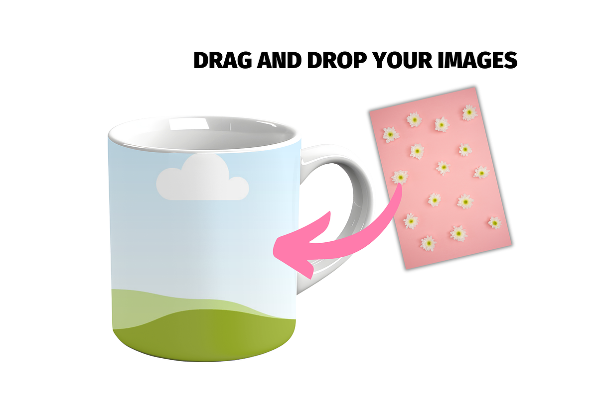 Mug Mockup Canva Template, a Cups & Container Mockup by GraphiCarola (Photo 3 of 7)