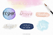 Watercolor Strokes Clipart Bundle, an Object Graphic by Pretty Bloom Designs (Thumbnail 4 of 5)