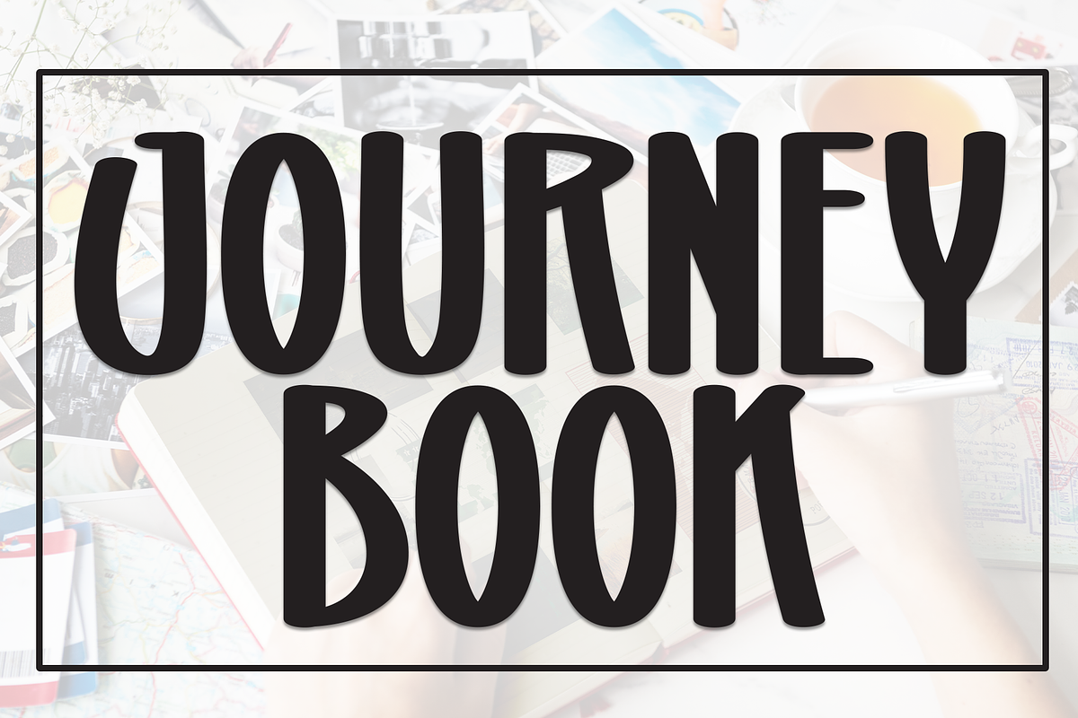 Journey Book | Script Font, a Script Font by Scratchones (Photo 1 of 8)
